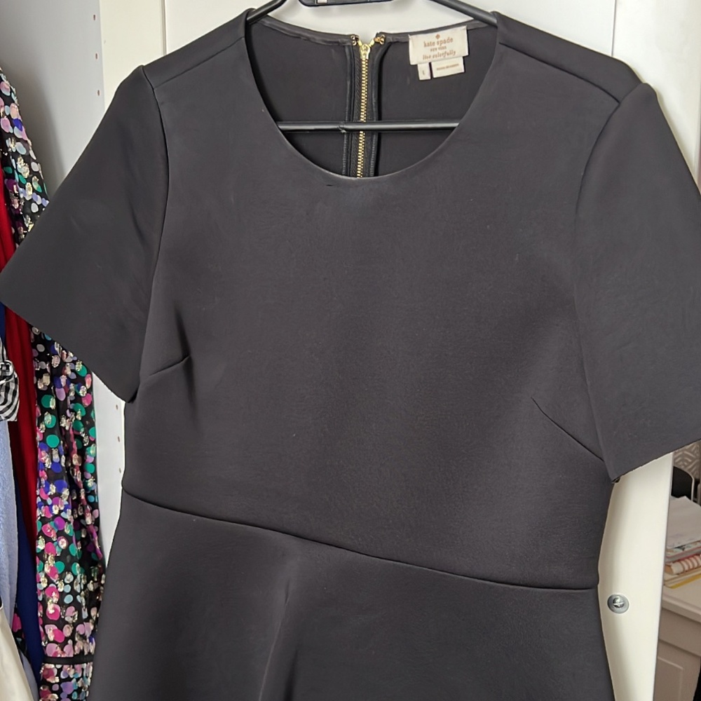 Kate Spade Peplum Scuba Top